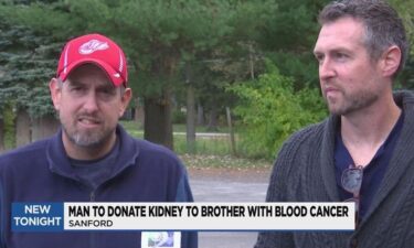 Chris German (right) will donate a kidney to his brother Eric (left) who suffers from blood cancer.