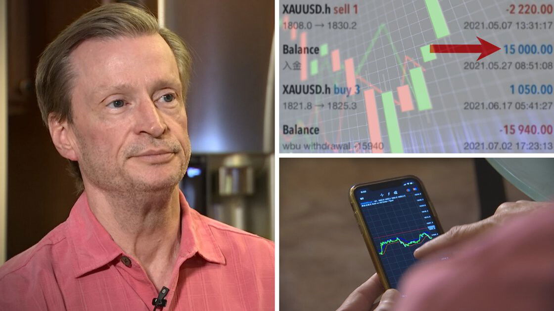 <i>KTVK/KPHO</i><br/>John Smith uses his smartphone to make investments. 