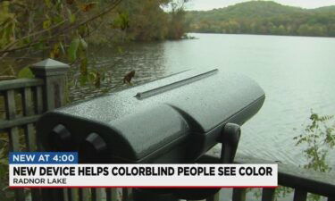 The colors are still a week away from popping at Nashville's Radnor Lake. But today the Park showed off a new device that helps people with color deficiencies see better. News 4's Terry Bulger shows us.