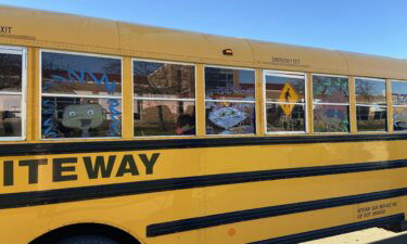 A Pewaukee school bus driver is turning schools buses into ghoul buses for Halloween.