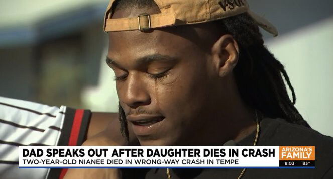 <i>KPHO KTVK</i><br/>An emotional Donnell Card remembers his 2-year-old daughter