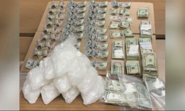 The Buncombe County Sheriff's Office shows drug and money seized during a drug bust on October 29.