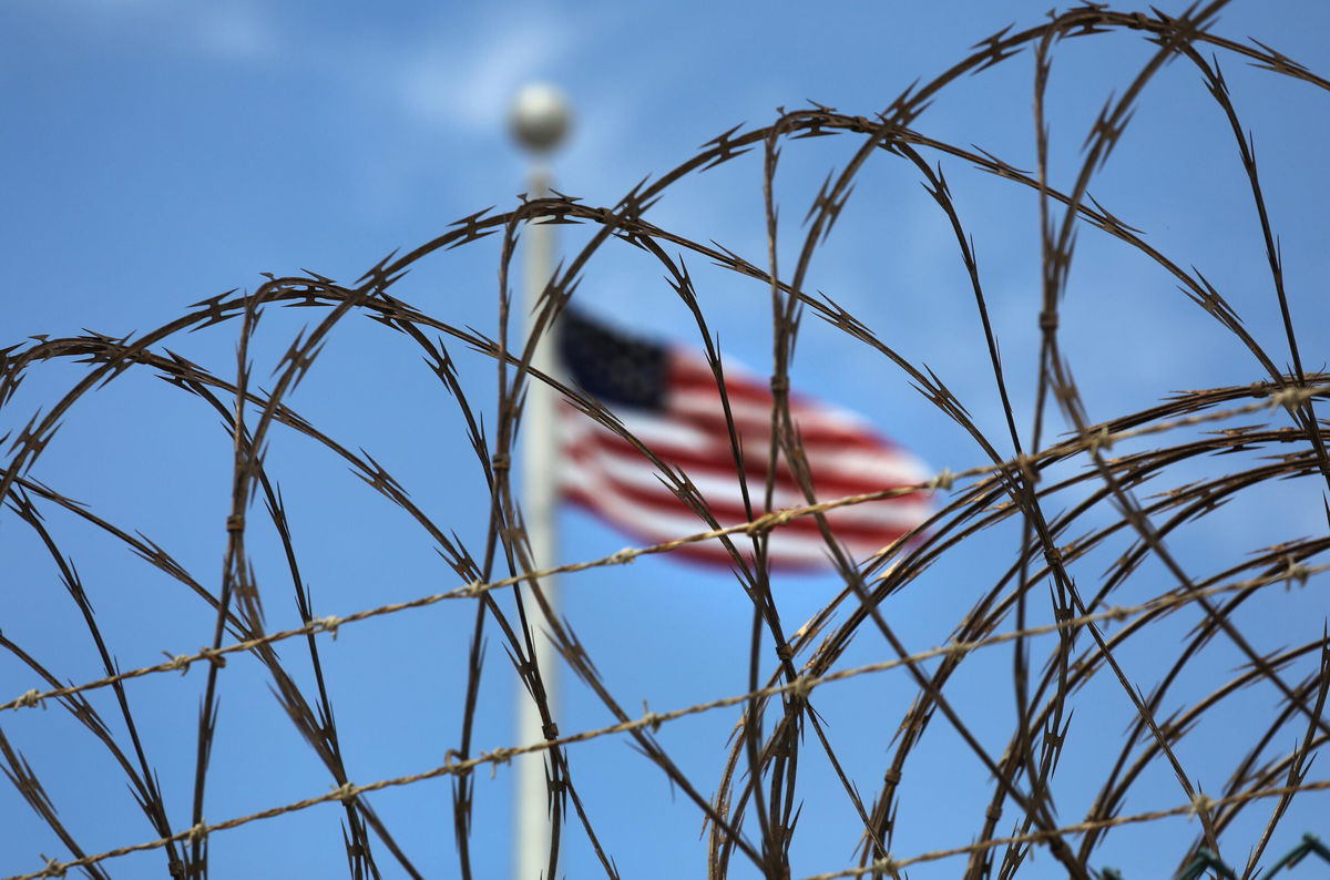 <i>John Moore/Getty Images South America/Getty Images</i><br/>A federal judge ruled that the detention of one of the 39 detainees being held at the US military prison in Guantanamo Bay is unlawful