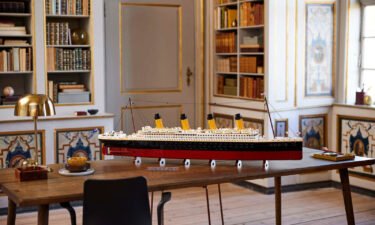 The Lego Titanic replica is 53 inches long.