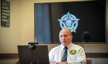 Teton County Coroner Brent Blue gives a press conference Tuesday
