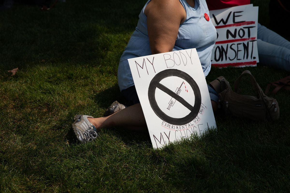 <i>Emily Elconin/Getty Images</i><br/>Some Michigan local health departments are rescinding school mask mandates and other measures intended to slow the spread of the coronavirus after Republican state lawmakers approved a budget that threatens the funding of local health departments that issue those rules.