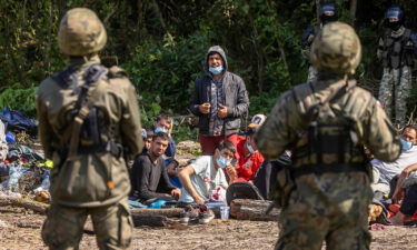 A record number of people attempted to cross the border between Poland and Belarus