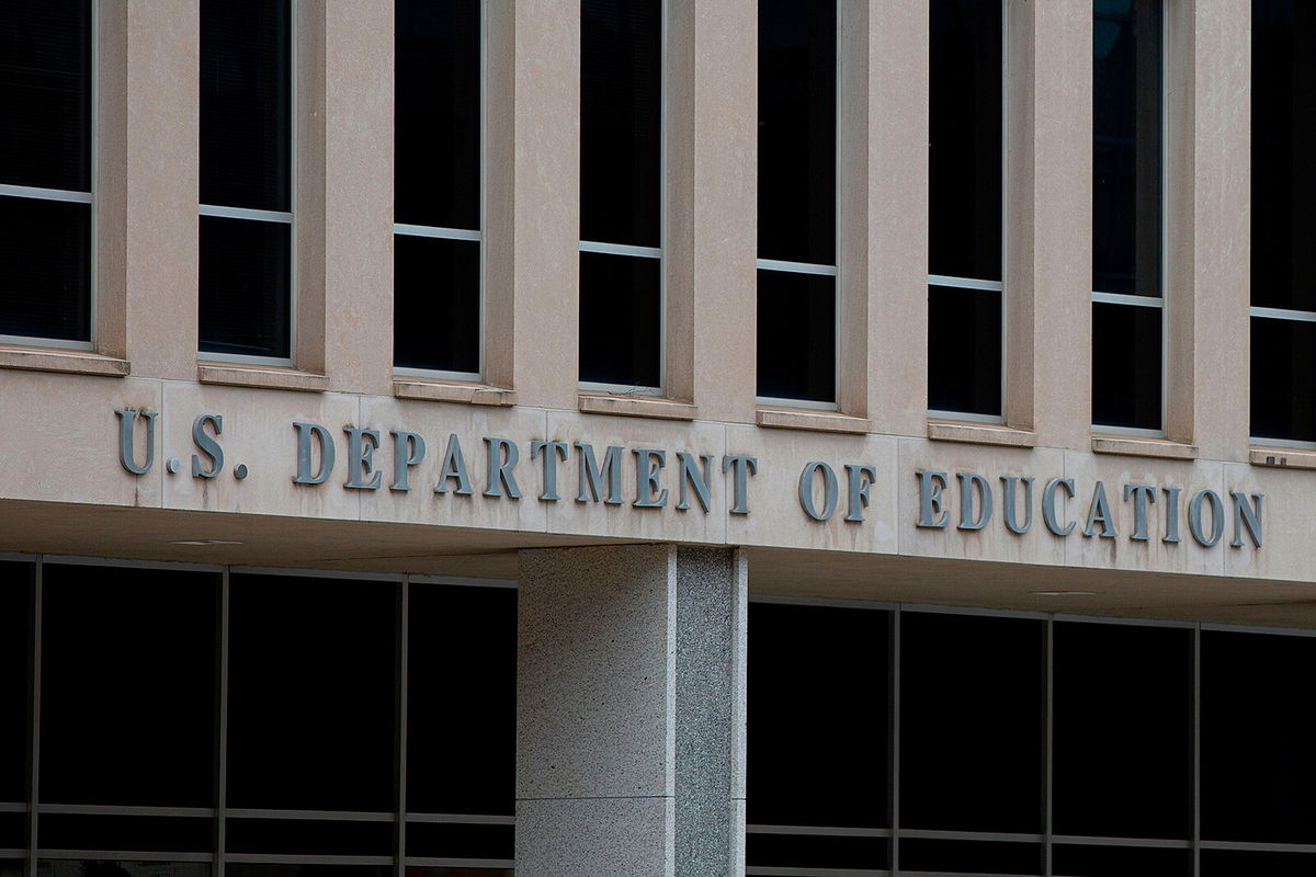 <i>Alastair Pike/AFP/Getty Images</i><br/>The US Department of Education filed a complaint Thursday against Florida's Education Department for its decision to reduce funding for certain school districts amid an ongoing battle over school mask mandate policies.