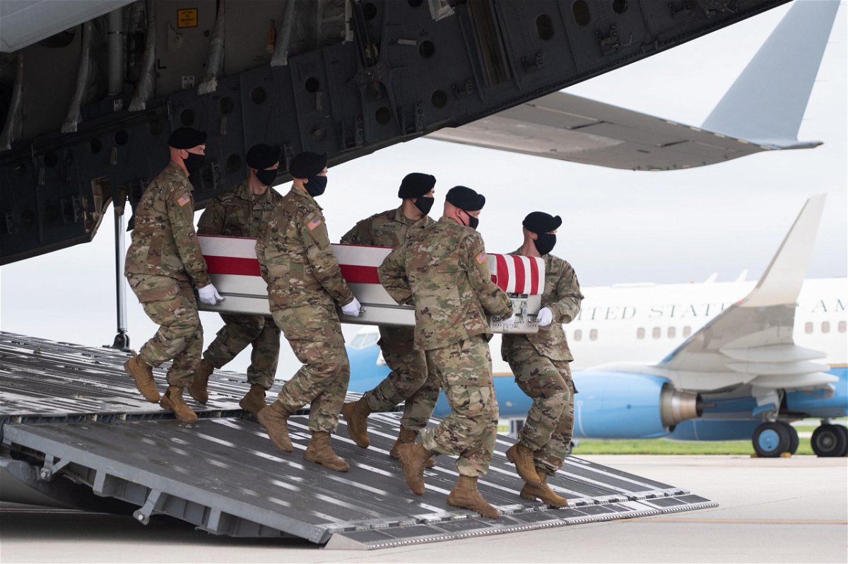 <i>SAUL LOEB/AFP/Getty Images</i><br/>The House of Representatives on Monday unanimously passed a bill that would posthumously award the Congressional Gold Medal to the 13 US service members killed in the August terrorist attack outside Kabul's airport during the US evacuation from Afghanistan.