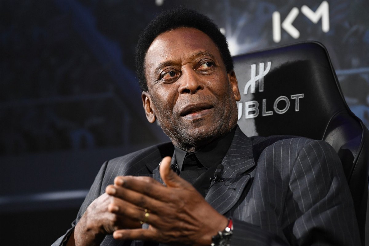 <i>Franck Fife/AFP via Getty Images</i><br/>Brazil football legend Pele was discharged from the hospital on Thursday following surgery to remove a tumor from his colon. Pele is seen here in Paris in this file image from April 2