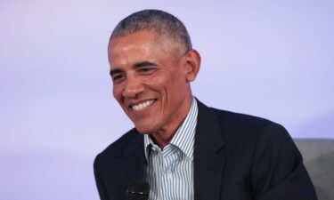 Former President Barack Obama will travel to Glasgow next month for a UN climate summit. Obama is shown here on the campus of the Illinois Institute of Technology on October 29