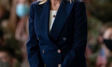 First Lady Jill Biden on Sunday afternoon made a trip to Columbia