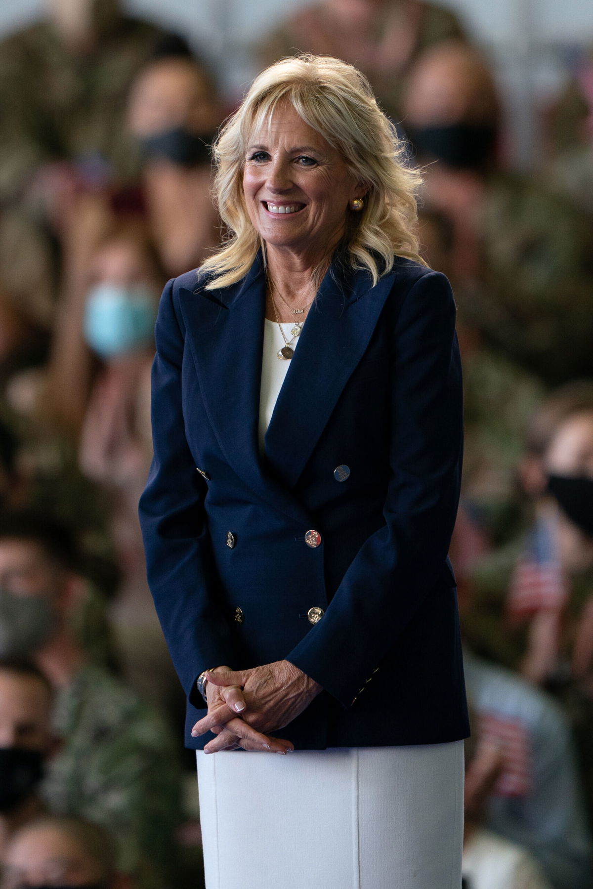 <i>Joe Giddens/WPA Pool/Getty Images</i><br/>First Lady Jill Biden