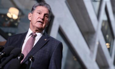 On October 26 Senator Joe Manchin