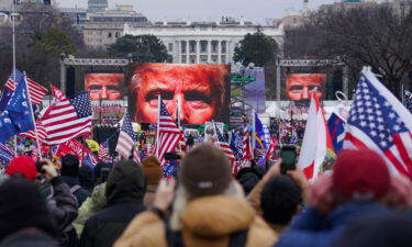 Local police in Washington warned their law enforcement partner agencies a day before the January 6 pro-Trump rally that there were social media reports urging attendees to "come armed"  In this Jan. 6