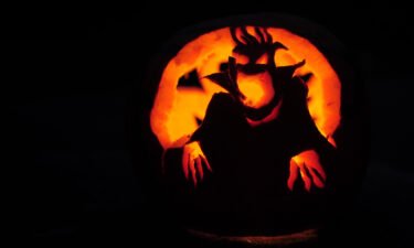 One reason we may be drawn to scary experiences is the satisfaction of conquering a threat. Pictured is a carved pumpkin in Montague