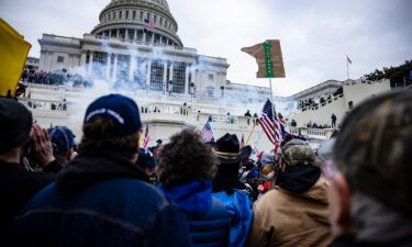 Pro-Trump supporters storm the U.S. Capitol following a rally with President Donald Trump on January 6