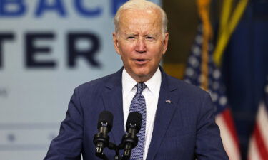 U.S. President Joe Biden speaks about his Bipartisan Infrastructure Deal and Build Back Better Agenda at the NJ Transit Meadowlands Maintenance Complex on October 25