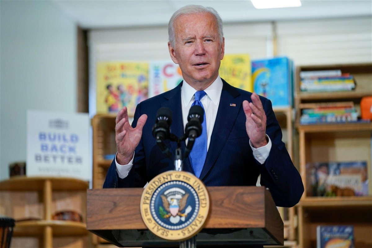 <i>Evan Vucci/AP</i><br/>President Joe Biden informed House progressives Tuesday afternoon that the final bill to expand the social safety net is expected to drop tuition-free community college