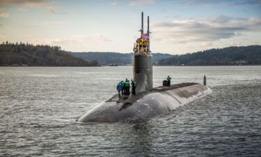 A US nuclear powered submarine struck an object underwater in the South China Sea on Saturday