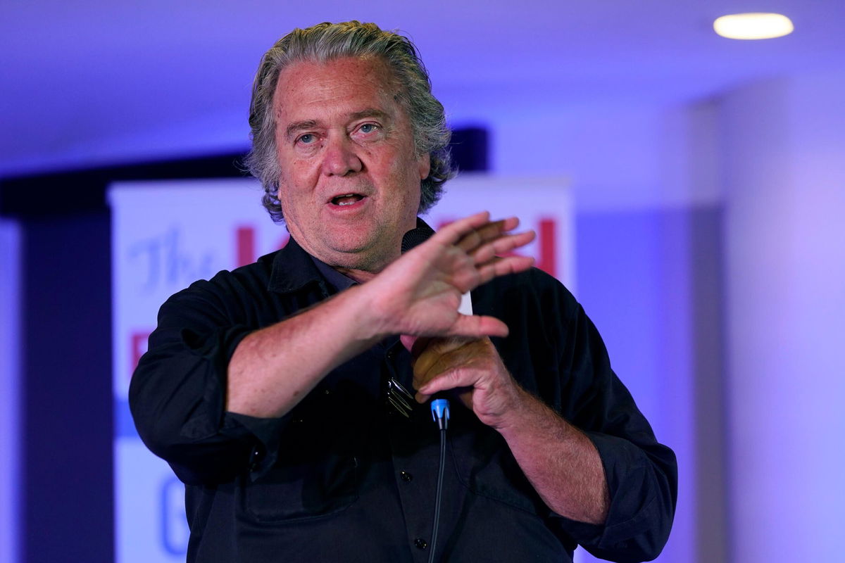 <i>Steve Helber/AP</i><br/>The committee investigating the January 6 riot at the US Capitol has released its contempt report on former President Donald Trump ally Steve Bannon