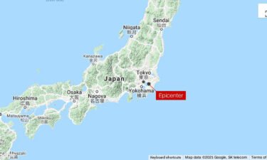 An earthquake of 5.9 magnitude struck Japan's northwestern Chiba Prefecture