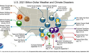 Weather and climate disasters in the US have taken more than 500 lives and cost over $100 billion so far this year
