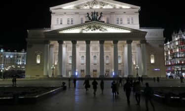 The building of Moscow's Bolshoi Theater. On October 9