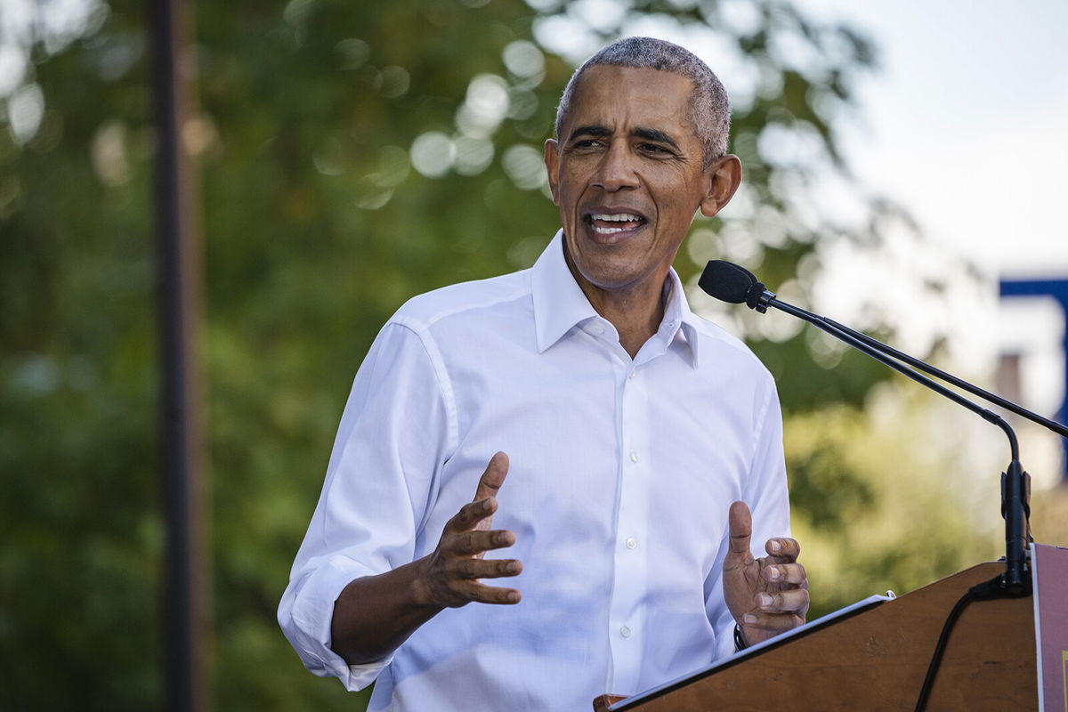 <i>Carlos Bernate/Bloomberg/Getty Images</i><br/>Barack Obama is headed to next week's big climate conference in Glasgow to try and convince the world that America is more about Joe Biden than Donald Trump.