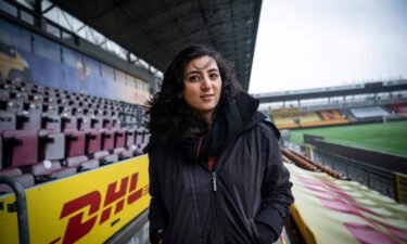 Afghanistan's women's junior soccer team and their immediate families will be relocated to Britain from Pakistan "shortly" after being granted visas by the UK government. Former Afghanistan women's soccer captain Khalida Popal is pictured here.