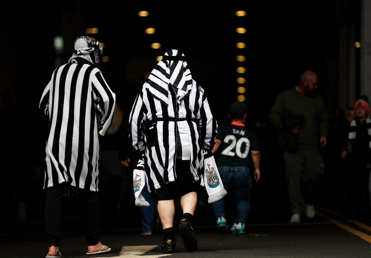 <i>Lee Smith/Action Images/Reuters</i><br/>Newcastle United has issued a statement urging fans to refrain from wearing mock Arab clothing or head coverings following the Saudi Arabian-backed takeover of the club.