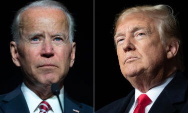 President Joe Biden (left) and former President Donald Trump