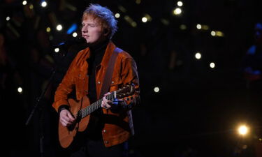 Ed Sheeran performing on stage October 17