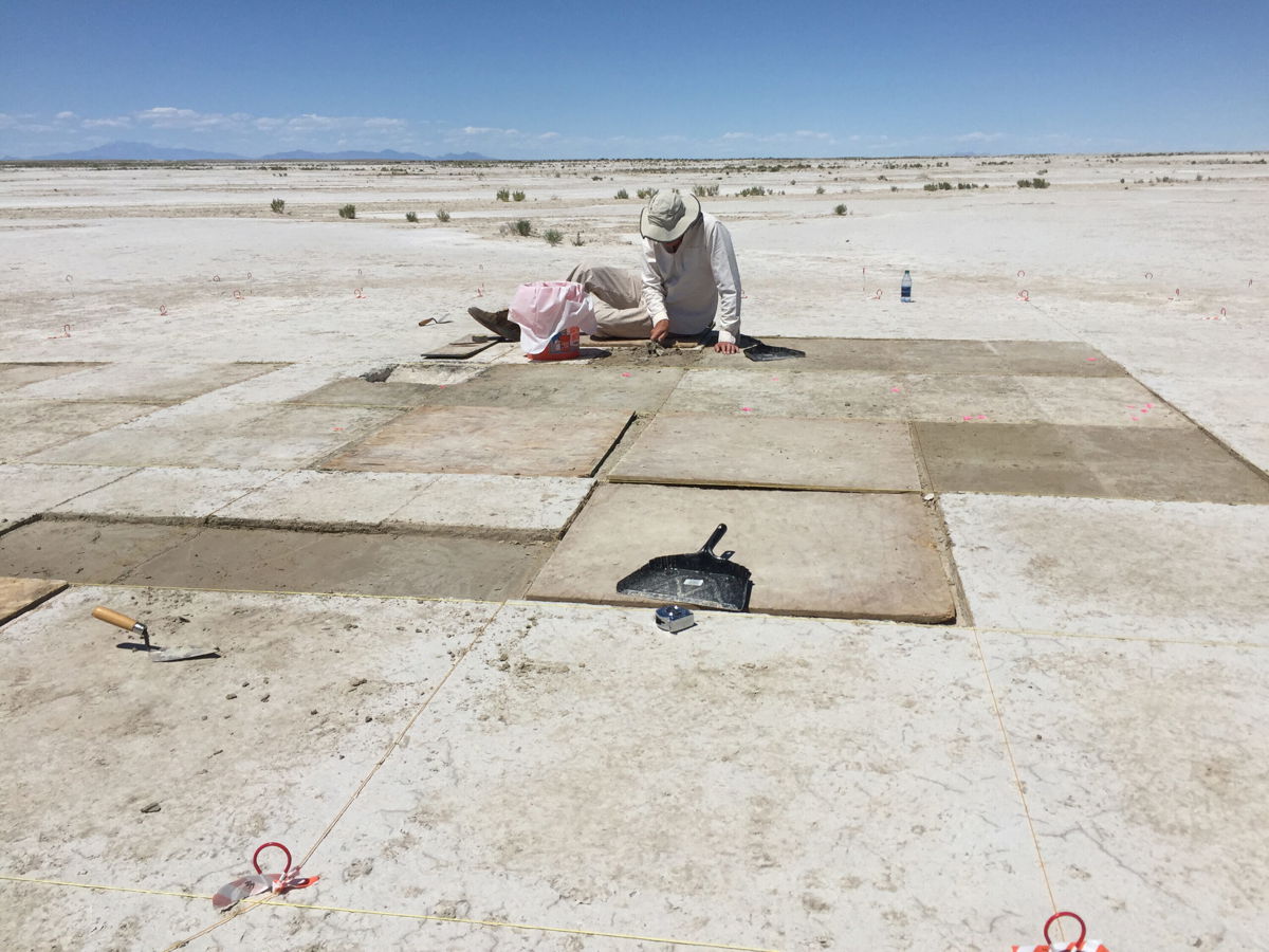 <i>Daron Duke</i><br/>The hearth was discovered in 2015 in the Great Salt Lake Desert in Utah.