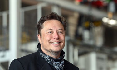 Elon Musk tweeted a second place medal at Jeff Bezos in reference to being the richest person in the world according to Bloomberg's Billionaires Index. Musk is shown here in the foundry of the Tesla Gigafactory during a press event on August 13