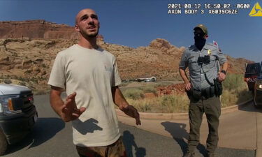 Body camera footage from the Moab Police Department shows them talking with Brian Laundrie on August 12