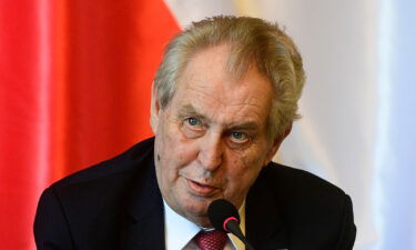 Czech President Miloš Zeman