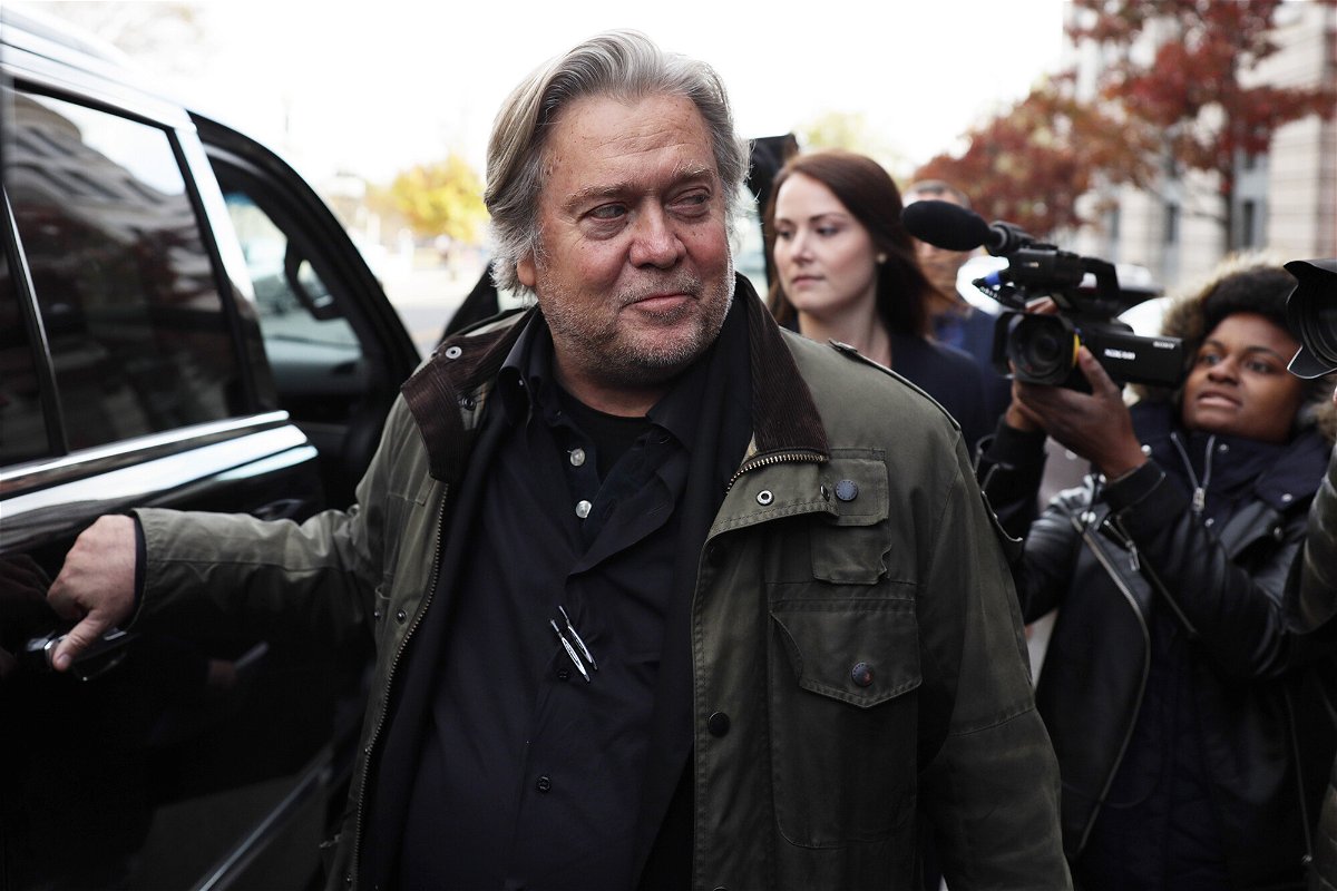 <i>Alex Wong/Getty Images</i><br/>The criminal contempt referral from the House of Representatives against right-wing agitator Steve Bannon landed at the DC US Attorney's Office on Thursday with unusual fanfare