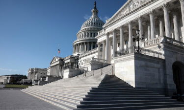 The U.S. Capitol Building is seen on October 22