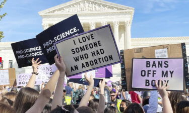 The Justice Department formally asked the Supreme Court Monday to step in and block a controversial Texas law that bars most abortions after six weeks of pregnancy while legal challenges play out. Atmosphere at The Women's March 'Rally For Abortion Justice' is shown here in Washington