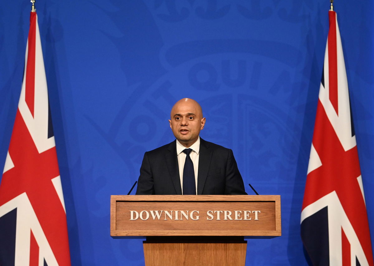 <i>Toby Melville/WPA Pool/Getty Images</i><br/>UK Health Secretary Sajid Javid is 