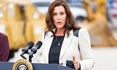Michigan Gov. Gretchen Whitmer signed an executive directive on October 14 designed to help residents of Benton Harbor get access to safe drinking water amid concerns about unsafe levels of lead in its water system.
