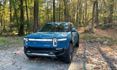 The Rivian R1T is a far friendlier looking truck than most.