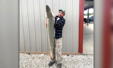 Angler Danny Lee "Butch" Smith caught the 4.5-foot