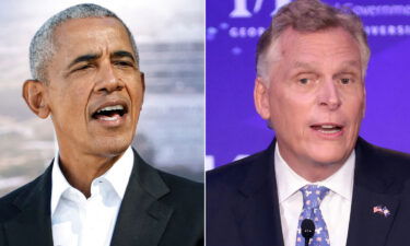 Former President Barack Obama speaks direct to camera in a new ad for Virginia Democratic gubernatorial nominee Terry McAuliffe