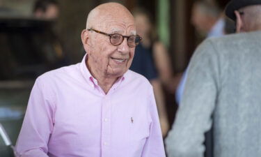 Conservative media mogul Rupert Murdoch is seen here in Sun Valley