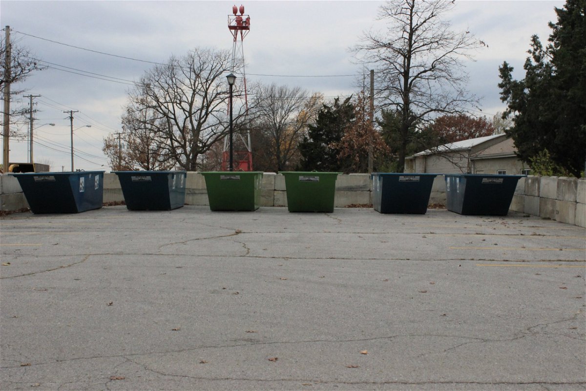 The City's new recycling drop-off center at the Parks Management Center at Cosmo Park is open for public use.