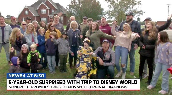 <i>WSMV</i><br/>A Rutherford County family was gifted a trip of a lifetime. They are going to Disney World