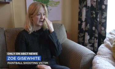 Zoe Gisewhite describes the moment she was struck by a paintball on November 6