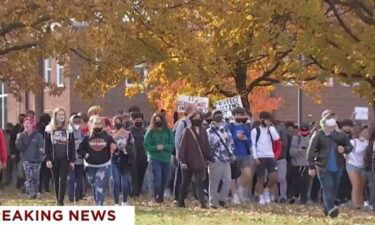 Hundreds Kansas high school students walked out of class on November 8 because of what they say are unresolved issues associated with sexual assaults on and near campus.